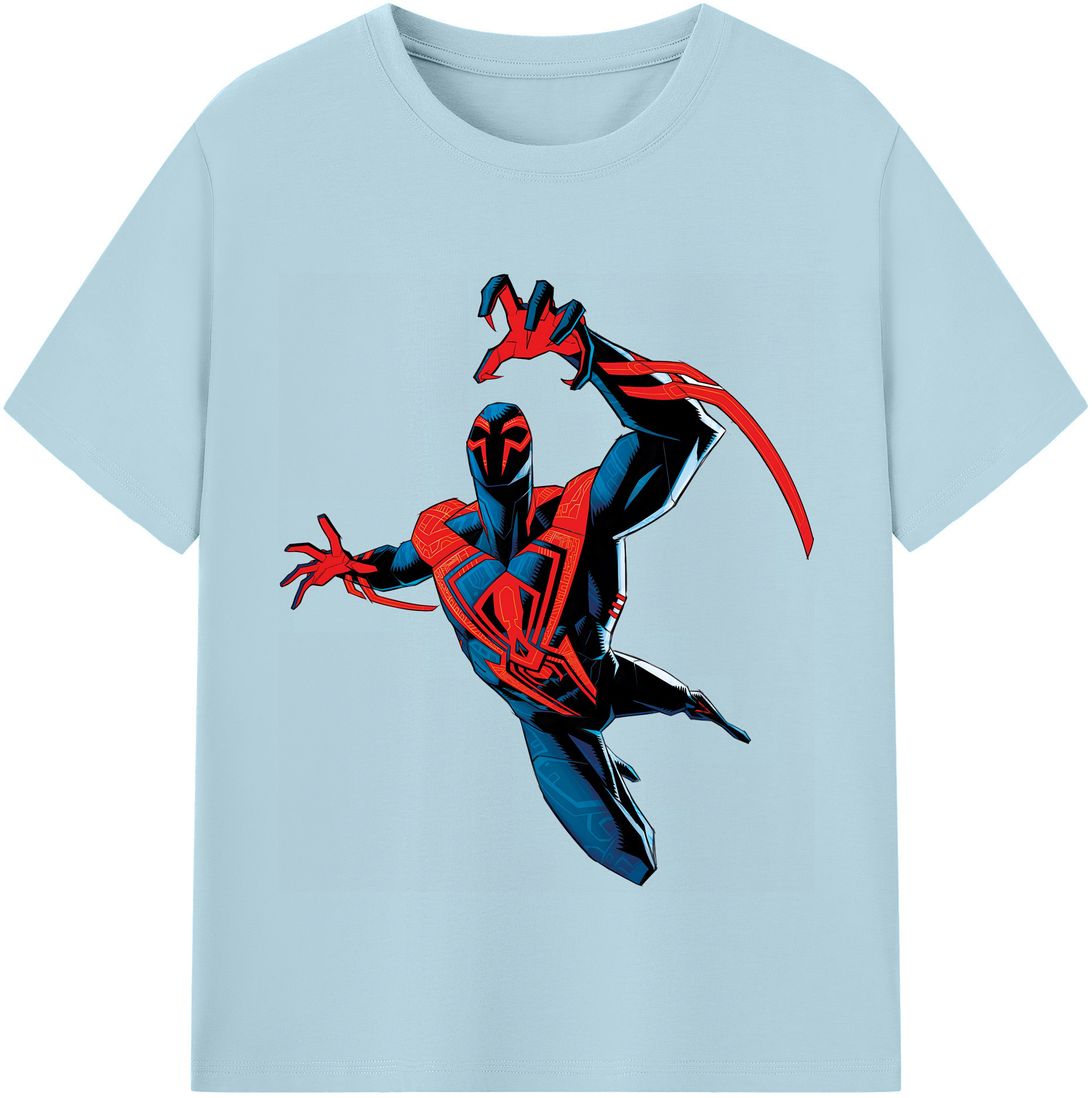 （画像用） Spider Man スパイダーマン 綿100％半袖Tシャツ（フロントプリント）